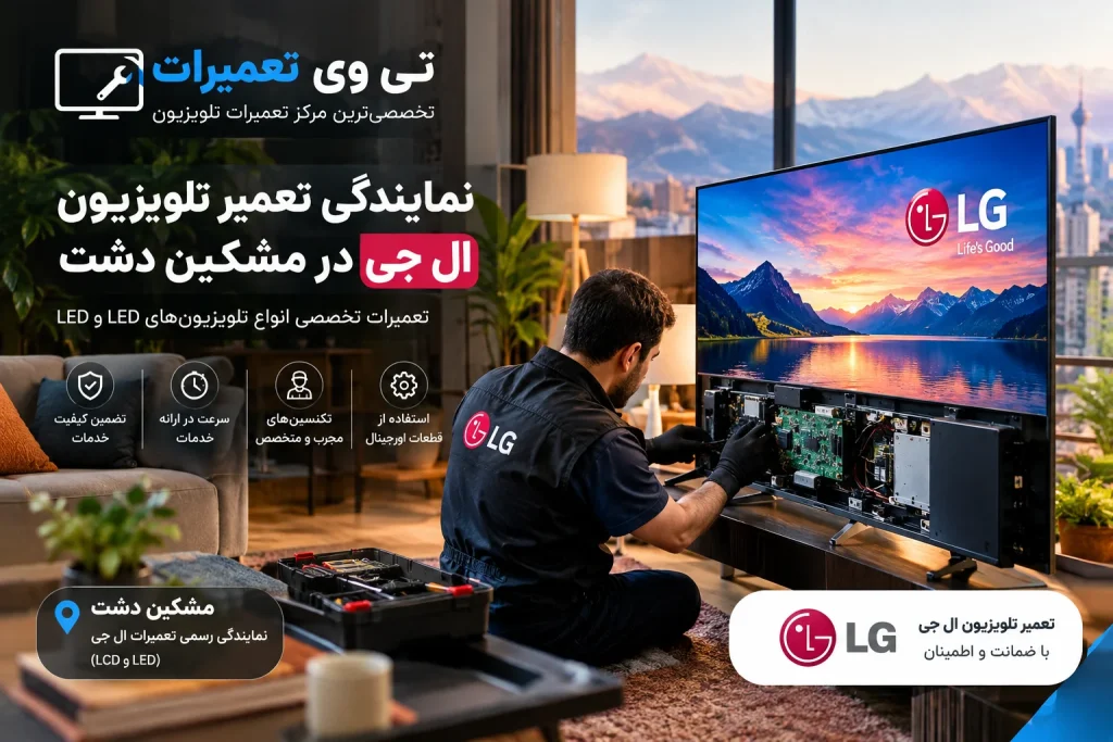تعمیر تلویزیون ال جی در مشکین دشت